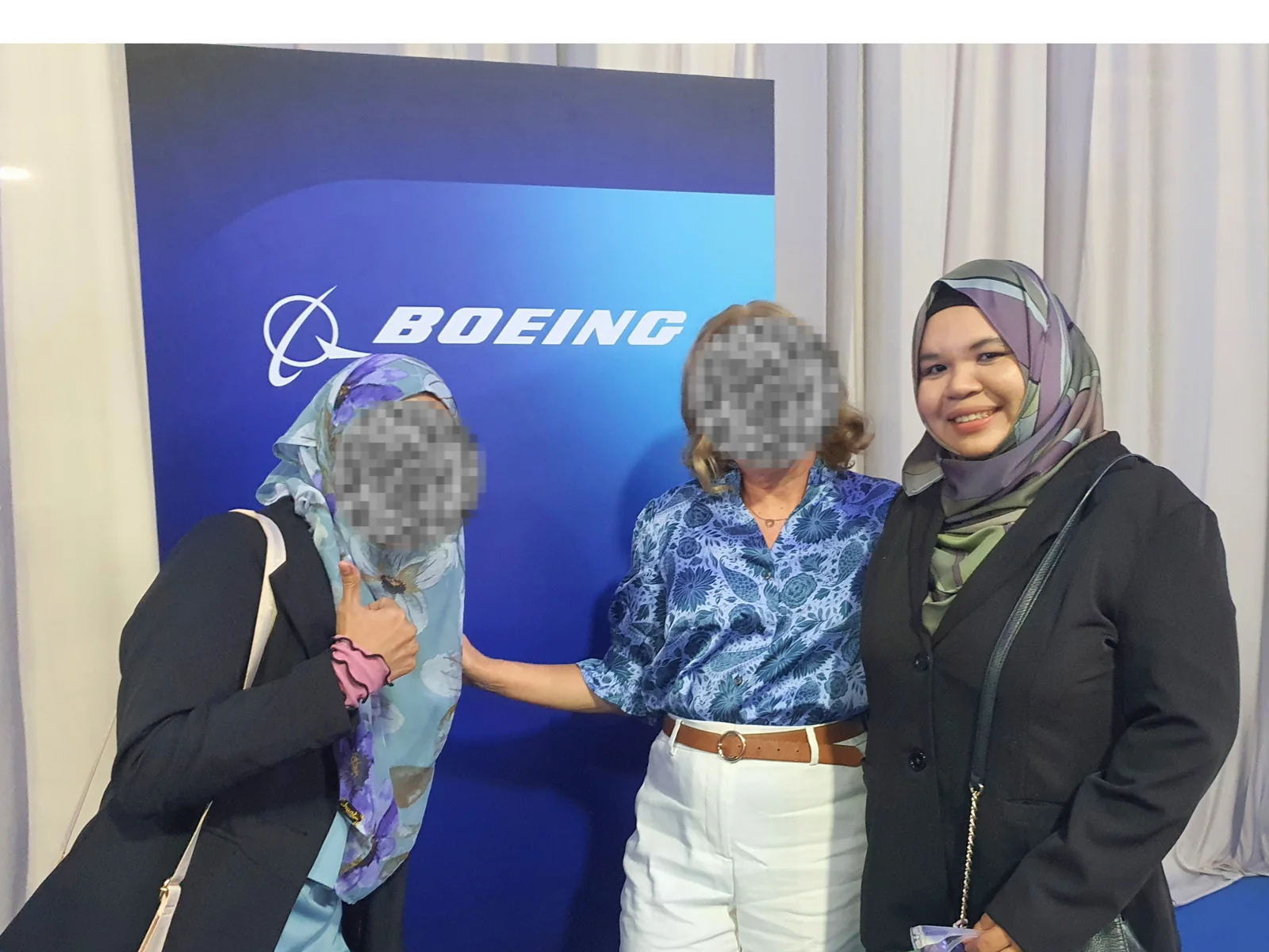 With a Commercial Printing client and their customers.