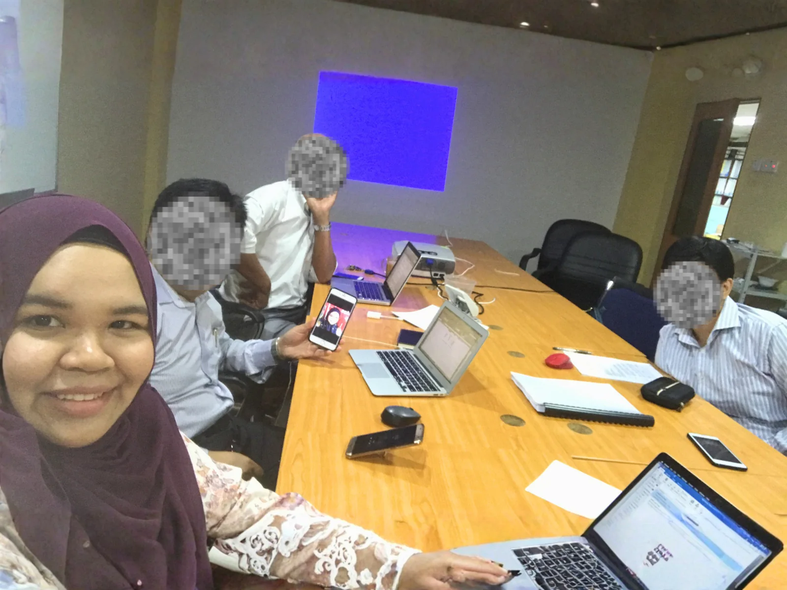Meeting with Directors and the COO as Project Manager.