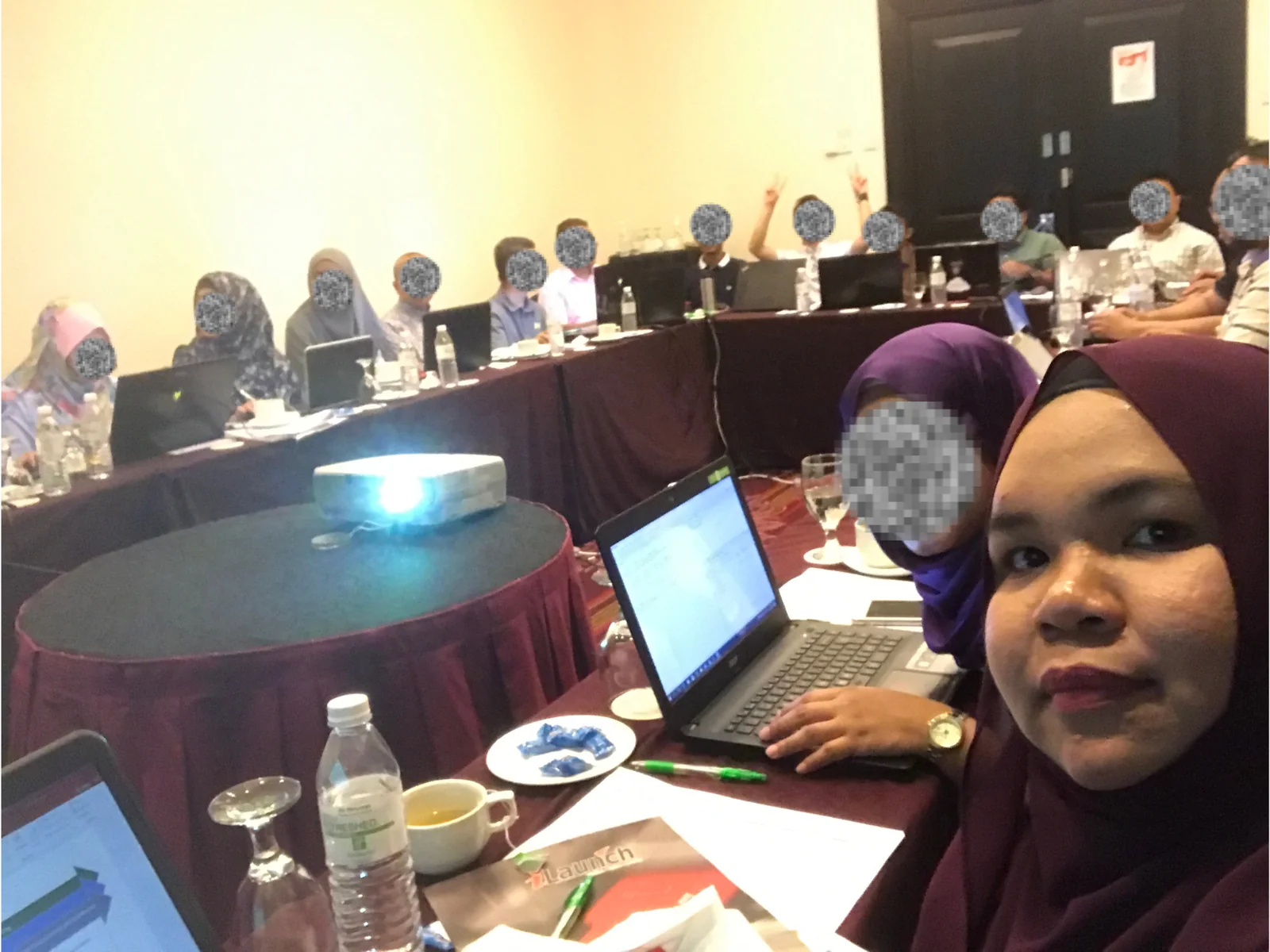 Project meeting for Gas Forecasting Optimization System development.