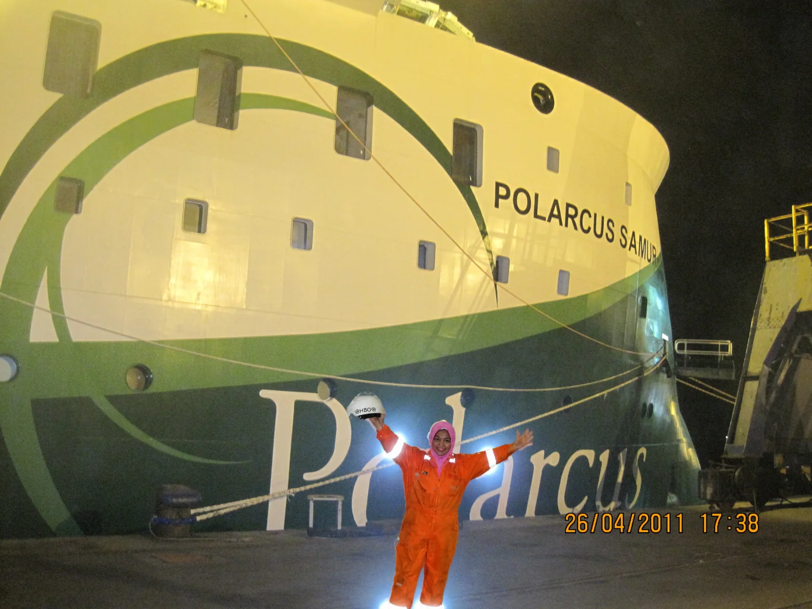 Polarcus Samur at the dock.