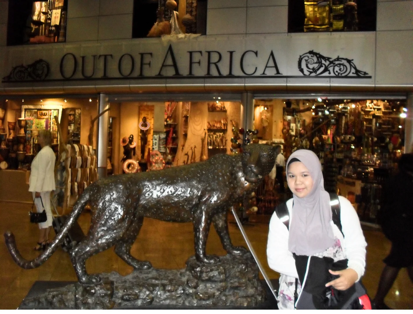 At OR Tambo International Airport, Johannesburg, South Africa