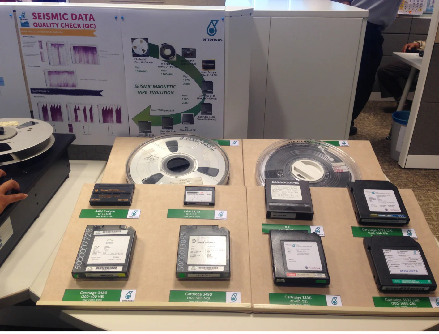 Evolution of seismic magnetic tapes during my transcription project
