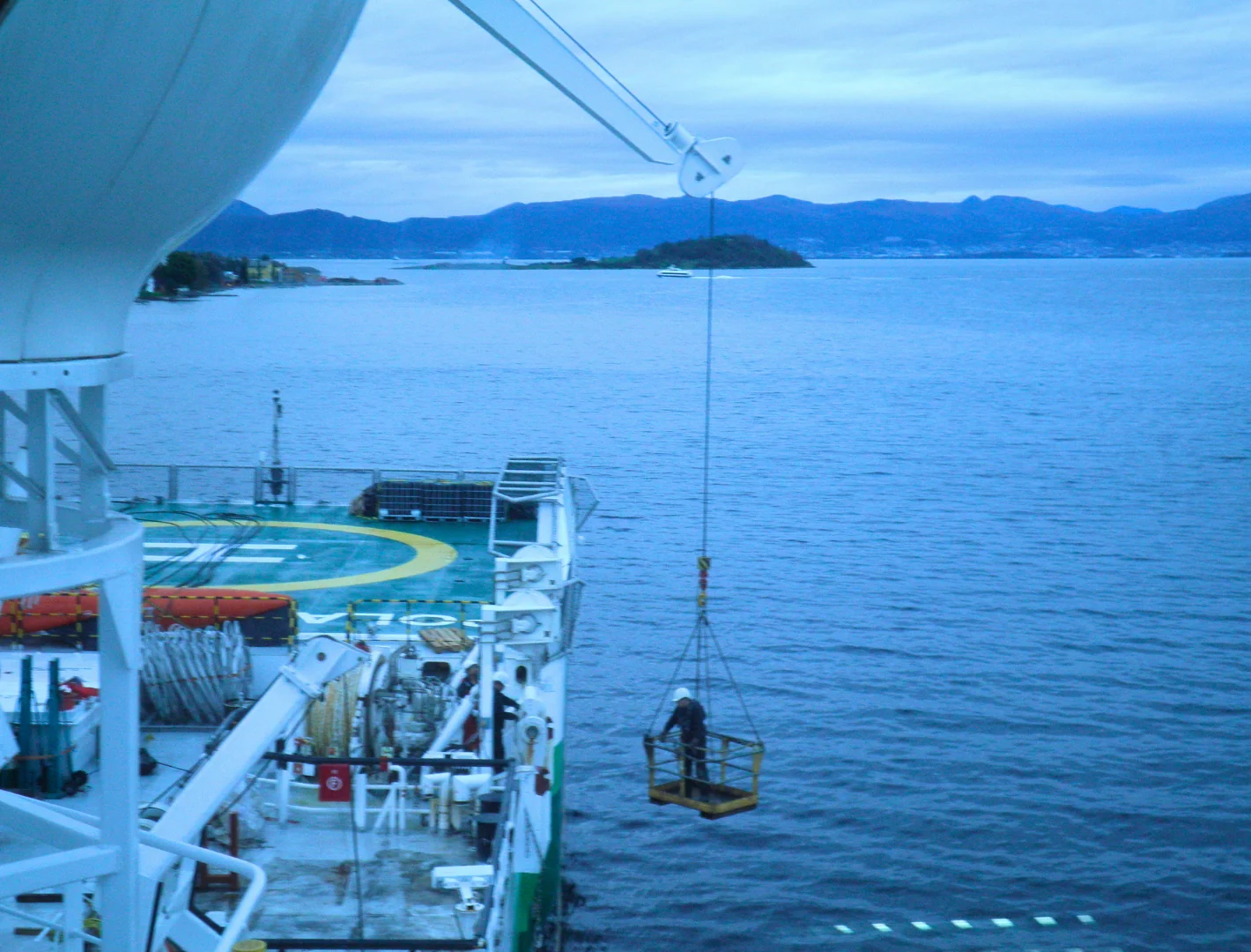 Another day of operations at sea