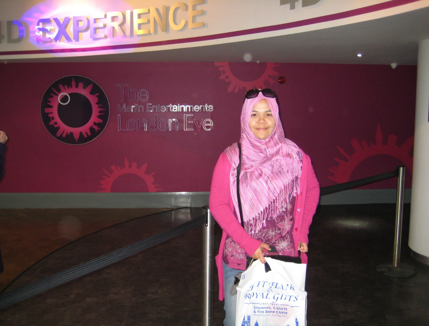 At the London Eye 3D Experience