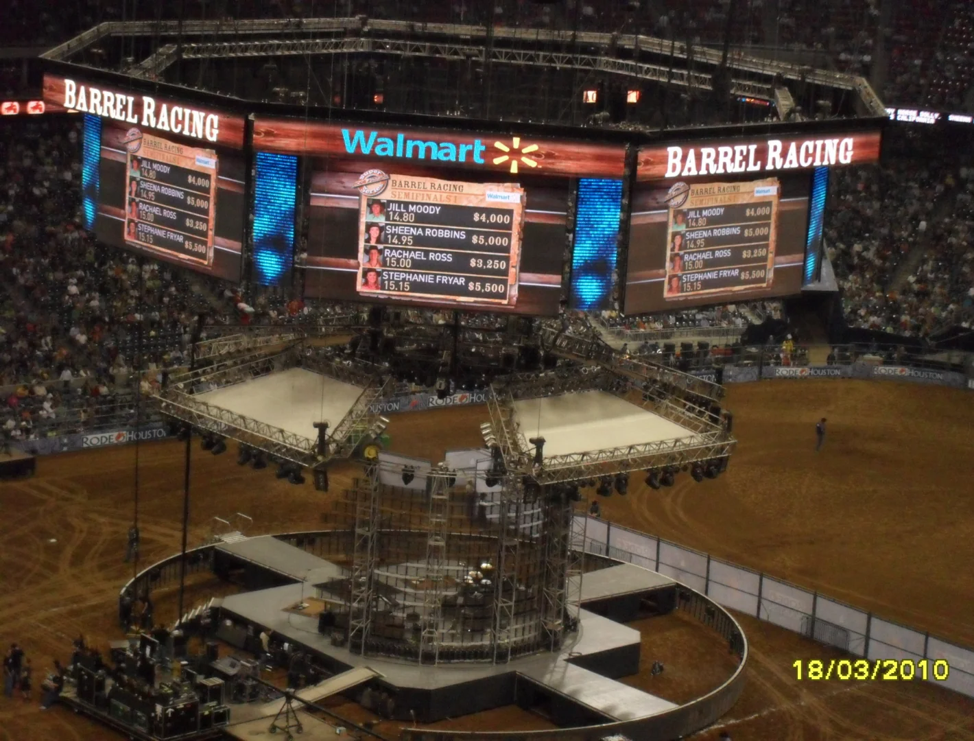 Rodeo show at Reliant Stadium, Houston
